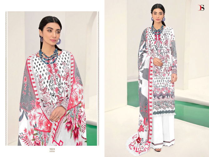 Deepsy Cheveron Lawn 22 Vol 2 Fancy Wear Cotton Embroidery Pakistani Salwar Kameez Collection